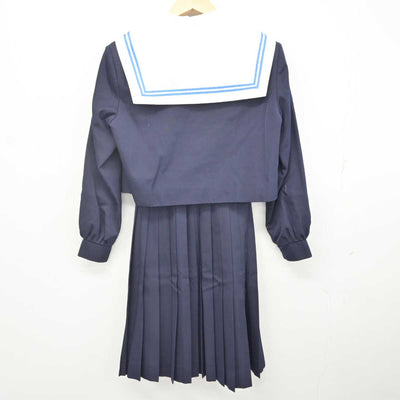 【中古】愛知県 みよし市立北中学校 女子制服 3点 (セーラー服・スカート) sf072948