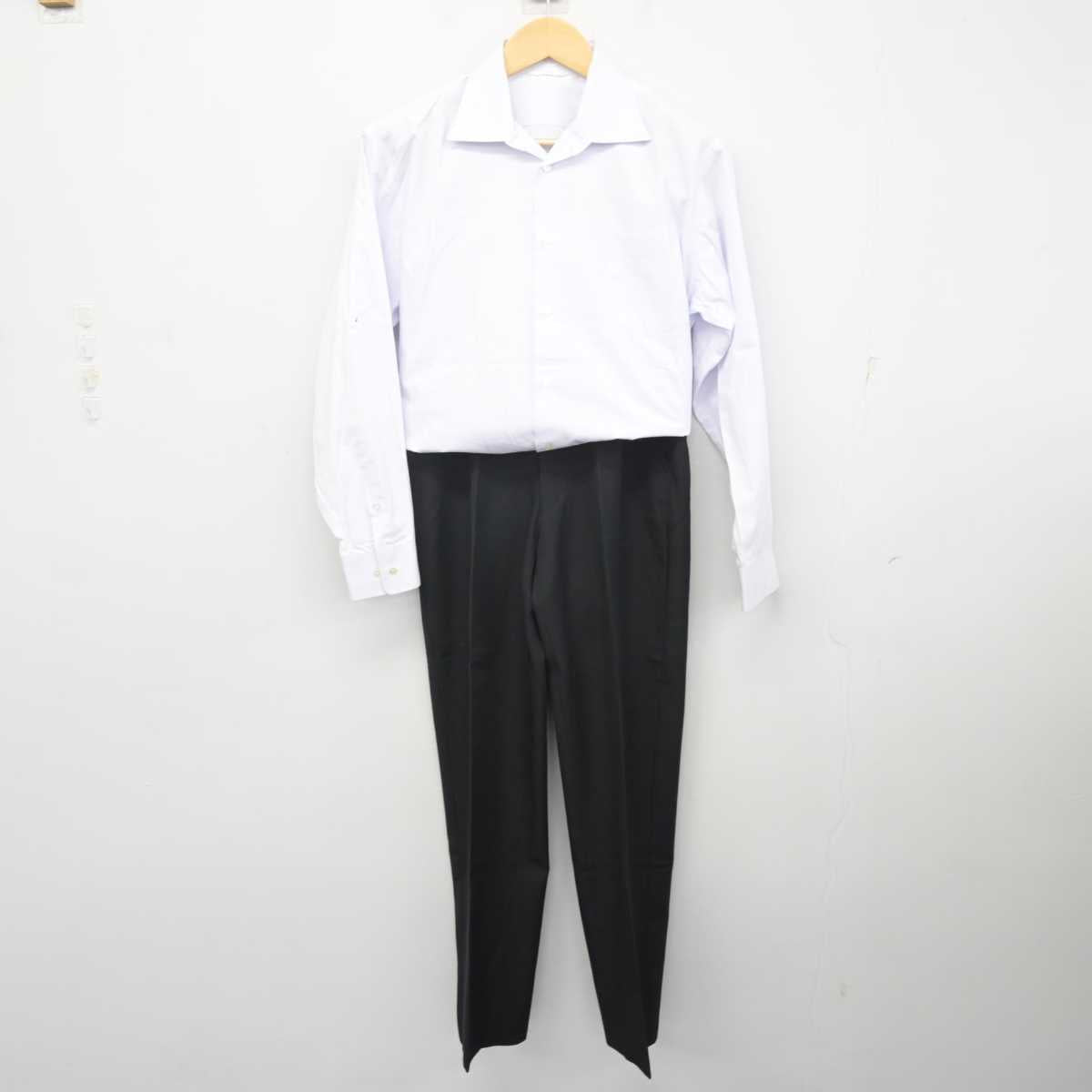 【中古】愛知県 豊田高等学校 男子制服 3点 (学ラン・シャツ・ズボン) sf072950