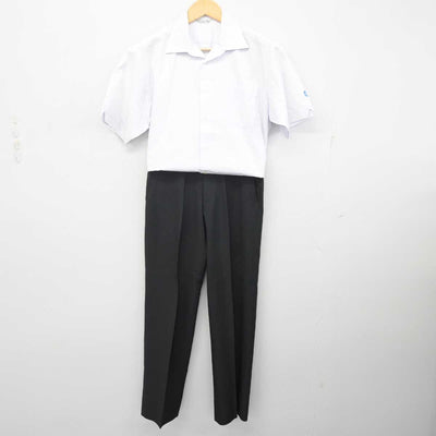 【中古】愛知県 豊田高等学校 男子制服 2点 (シャツ・ズボン) sf072951