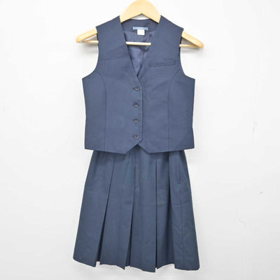 【中古】愛知県 小坂井高等学校 女子制服 3点 (ブレザー・ベスト・スカート) sf072958