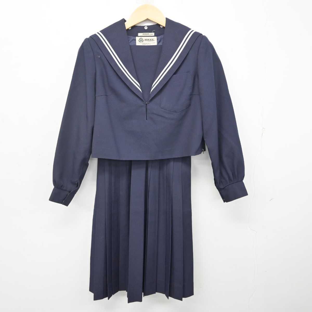 【中古】愛知県 鳴子台中学校 女子制服 2点 (セーラー服・スカート) sf072961