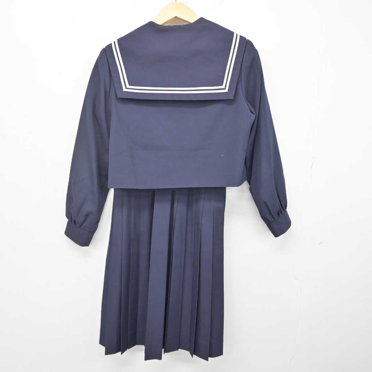 【中古】愛知県 鳴子台中学校 女子制服 2点 (セーラー服・スカート) sf072961