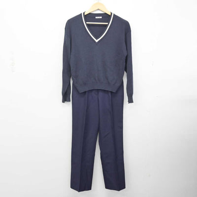 【中古】大分県 大分豊府高等学校 女子制服 3点 (ニット・ズボン) sf072972