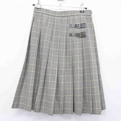 【中古】福岡県 久留米学園高等学校 女子制服 4点 (ブレザー・ニット・シャツ・スカート) sf072981