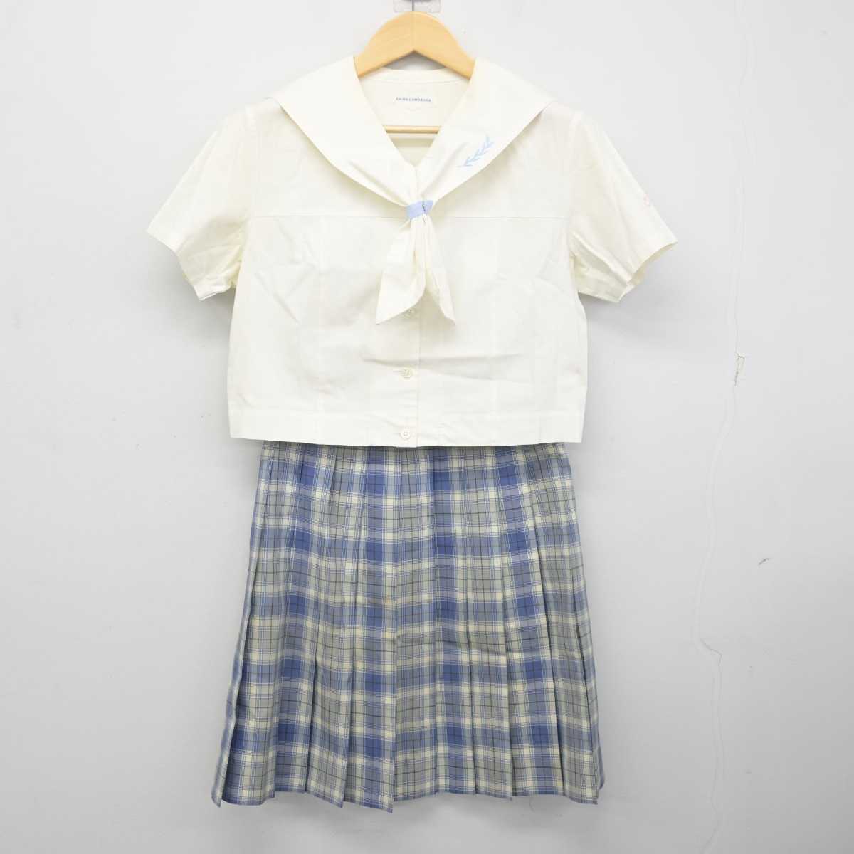 【中古】愛知県 名城大学附属高等学校 女子制服 3点 (セーラー服・スカート) sf072990