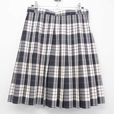 【中古】東京都 豊島学院高等学校 女子制服 2点 (ニットベスト・スカート) sf072994