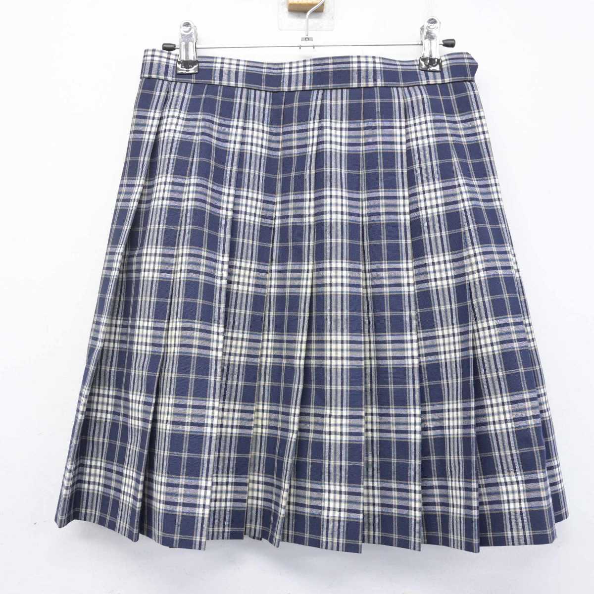 【中古】神奈川県 釜利谷高等学校 女子制服 2点 (スカート) sf072996