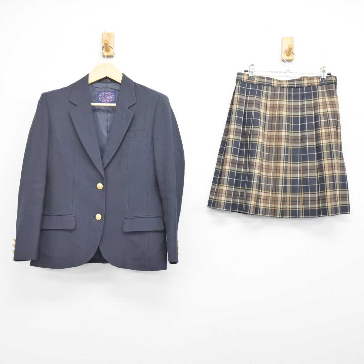 【中古】東京都 昭和高等学校 女子制服 2点 (ブレザー・スカート) sf072997