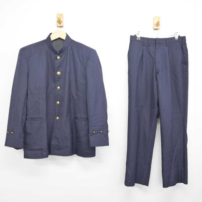 【中古】山口県 大島商船高等専門学校 男子制服 2点 (学ラン・ズボン) sf073003