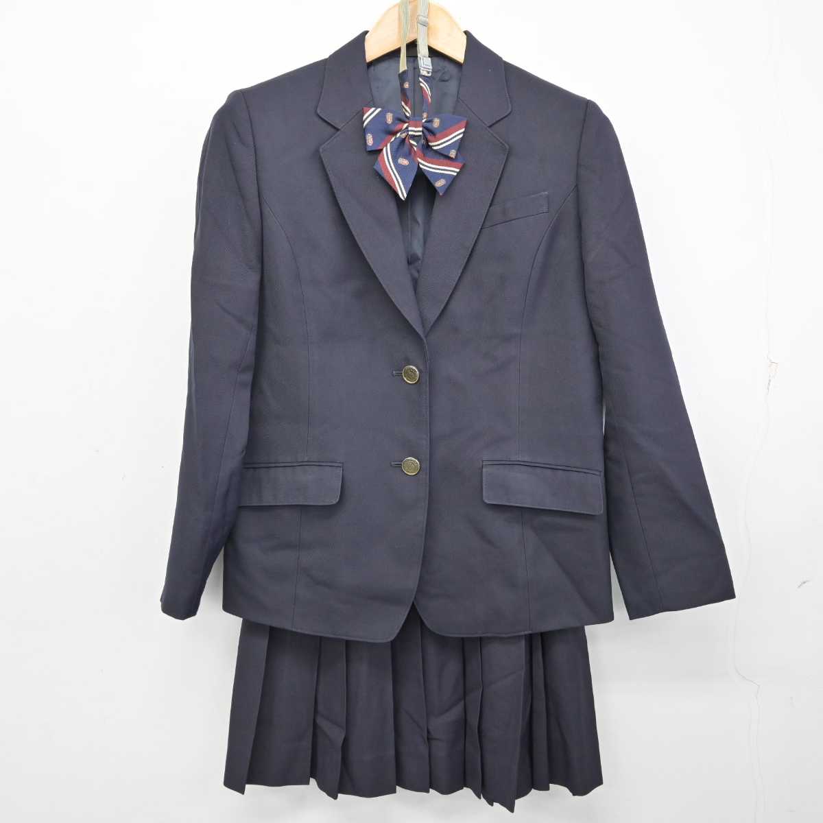 【中古】埼玉県 羽生第一高等学校 女子制服 4点 (ブレザー・スカート) sf073012