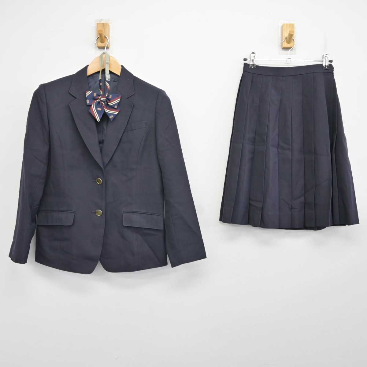 【中古】埼玉県 羽生第一高等学校 女子制服 4点 (ブレザー・スカート) sf073012