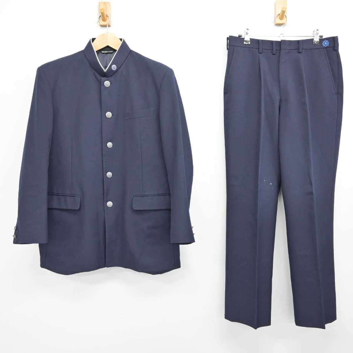 【中古】埼玉県 久喜北陽高等学校 男子制服 3点 (学ラン・ズボン) sf073014