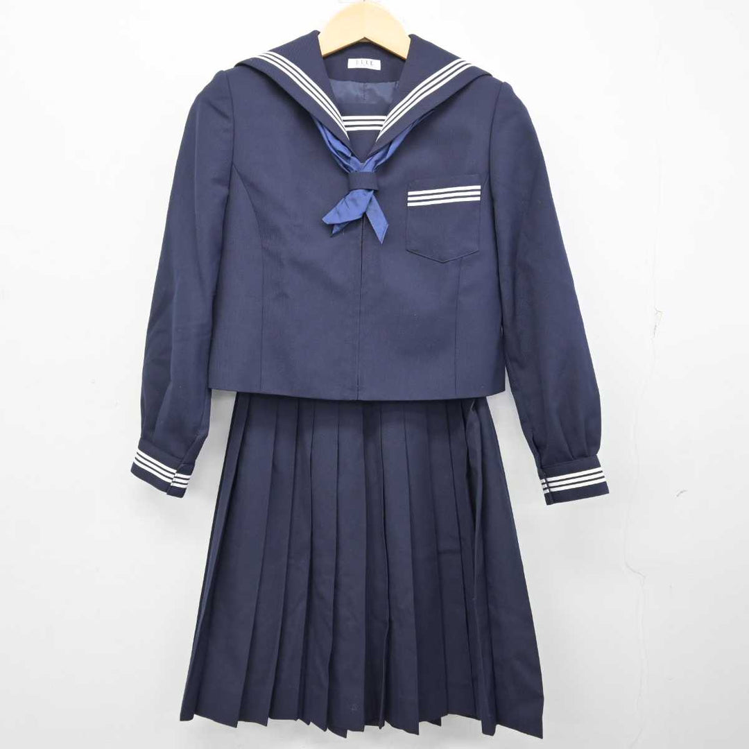 中古】新潟県 巻西中学校 女子制服 4点 (セーラー服・スカート) sf073020 | 中古制服通販パレイド