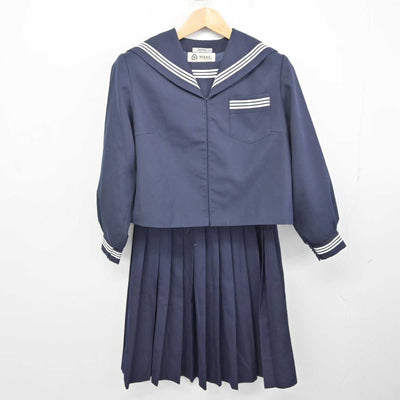 【中古】静岡県 竜洋中学校 女子制服 2点 (セーラー服・スカート) sf073037