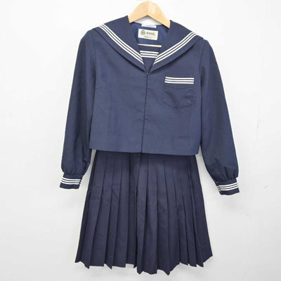 【中古】静岡県 天竜中学校 女子制服 2点 (セーラー服・スカート) sf073040