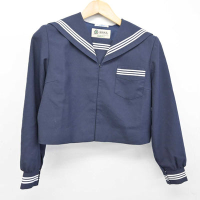 【中古】静岡県 天竜中学校 女子制服 2点 (セーラー服・スカート) sf073040