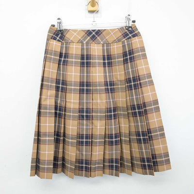 【中古】埼玉県 正智深谷高等学校 女子制服 2点 (スカート) sf073054