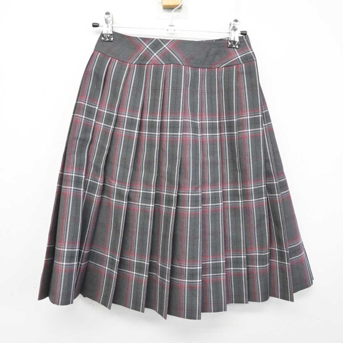 【中古】埼玉県 正智深谷高等学校 女子制服 2点 (スカート) sf073055