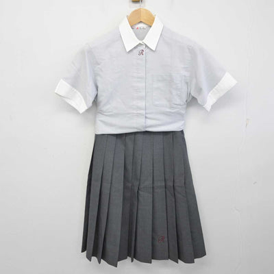 【中古】大阪府 履正社高等学校 女子制服 3点 (シャツ・スカート) sf073056