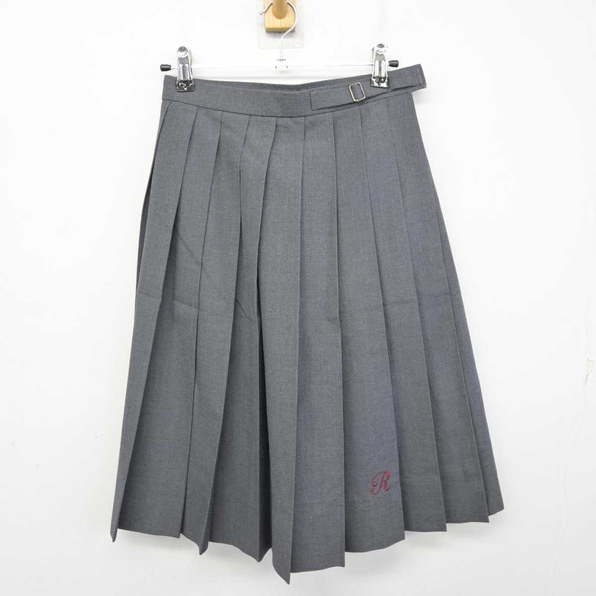 【中古】大阪府 履正社高等学校 女子制服 2点 (ニットベスト・スカート) sf073057