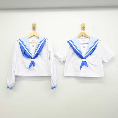 【中古】北海道 花川中学校 女子制服 4点 (セーラー服) sf073068