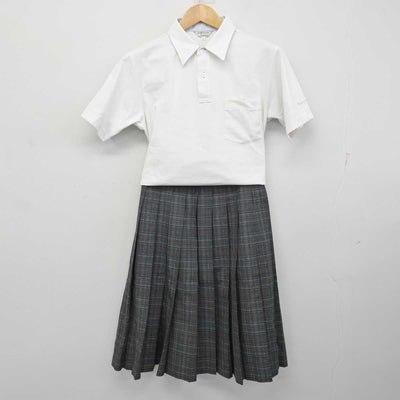 【中古】大阪府 寝屋川市立第六中学校 女子制服 2点 (シャツ・スカート) sf073072