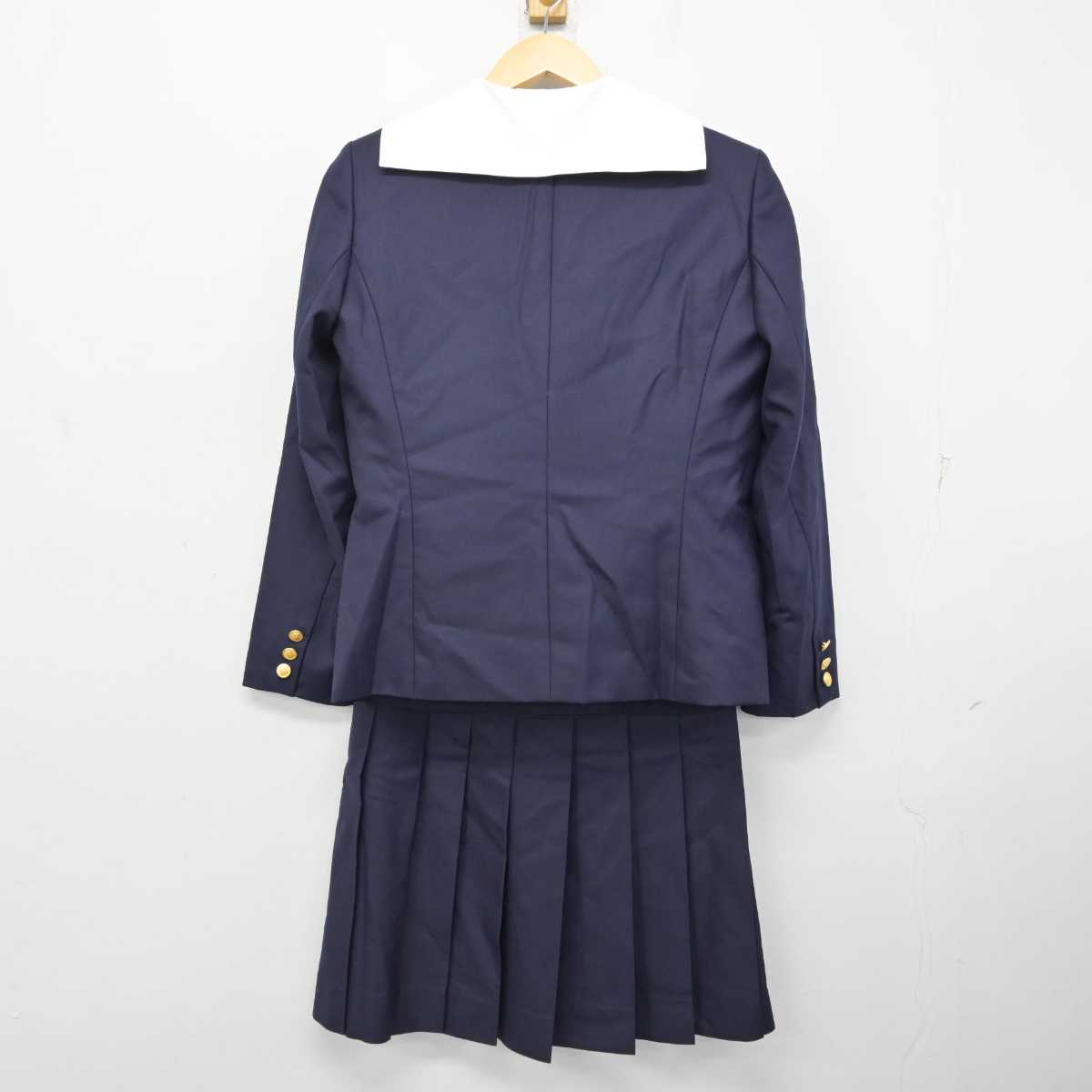 【中古】奈良県 奈良女子高等学校 女子制服 3点 (ブレザー・シャツ・スカート) sf073079