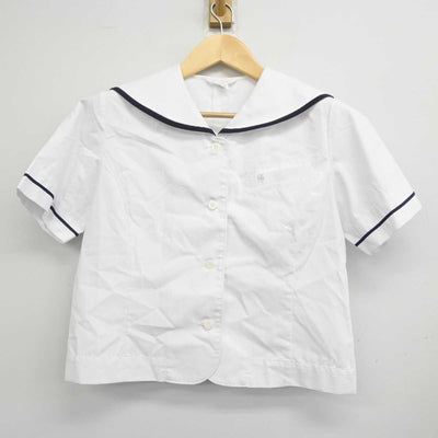 【中古】奈良県 奈良女子高等学校 女子制服 3点 (ニット・シャツ・スカート) sf073080