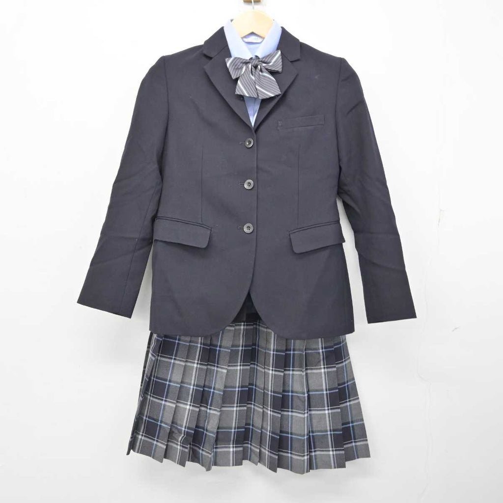 中古】北海道 札幌啓北商業高等学校 女子制服 4点 (ブレザー