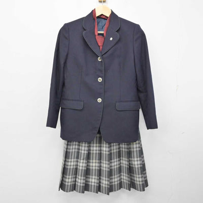 【中古】東京都 農芸高等学校 女子制服 5点 (ブレザー・スカート) sf073090