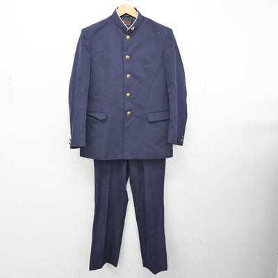 【中古】長崎県 諫早商業高等学校 男子制服 2点 (学ラン・ズボン) sf073094