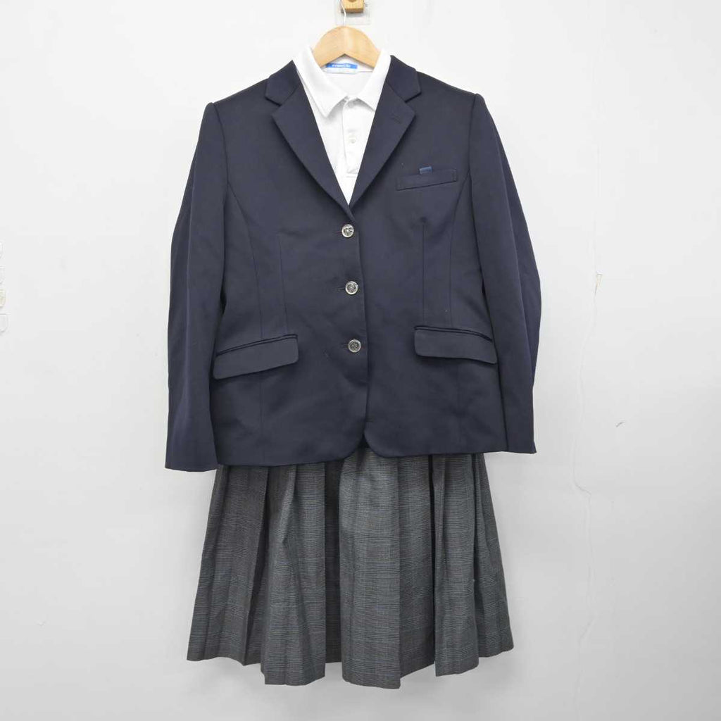 【中古】福岡県 北九州市内中学校標準服 女子制服 3点 (ブレザー・シャツ・スカート) sf073097 | 中古制服通販パレイド