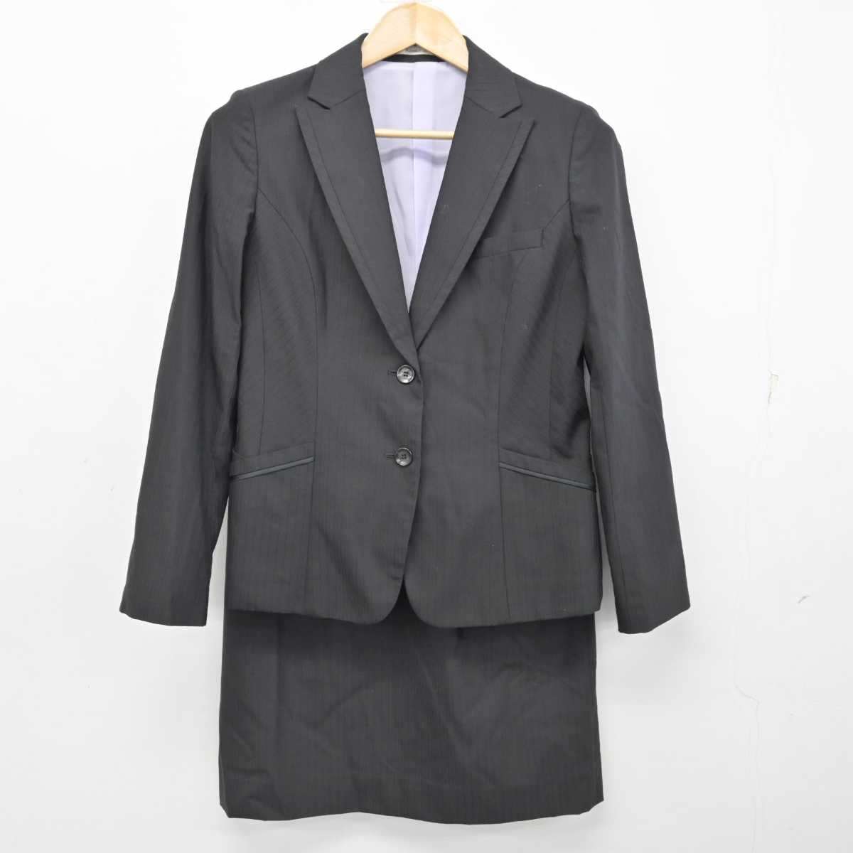 【中古】 事務服 女子制服 3点 (ジャケット・ベスト・スカート) sf073101