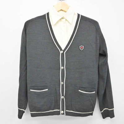 【中古】東京都 八王子学園八王子高等学校 女子制服 2点 (ニット・シャツ) sf073122