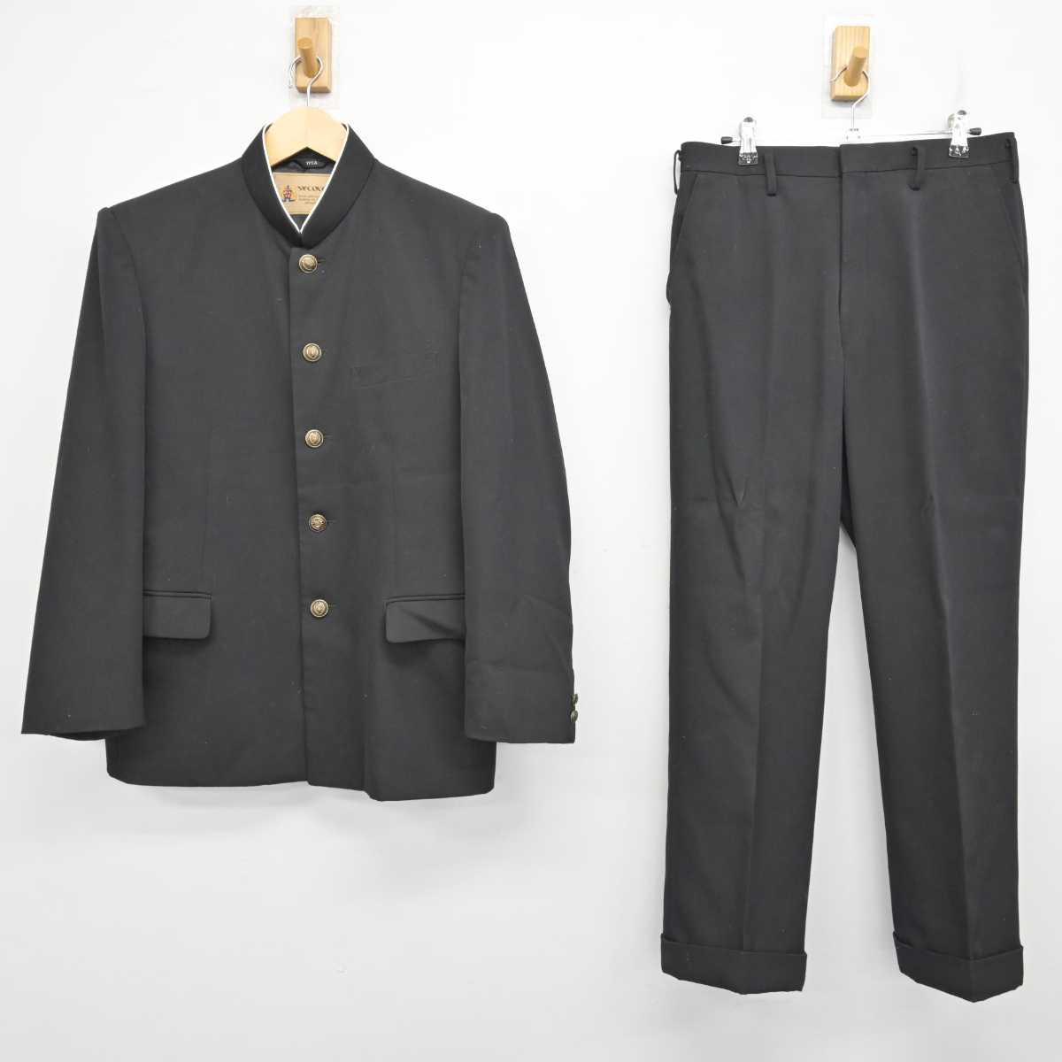 【中古】埼玉県 北本市立東中学校 男子制服 2点 (学ラン・ズボン) sf073134