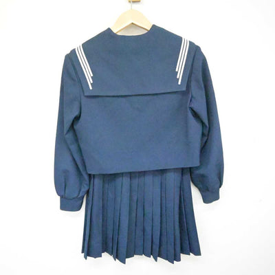 【中古】愛知県 愛知淑徳高等学校 女子制服 3点 (セーラー服・スカート) sf073159