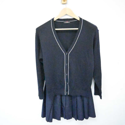 【中古】奈良県 奈良女子高等学校 女子制服 3点 (ブレザー・ニット・スカート) sf073167