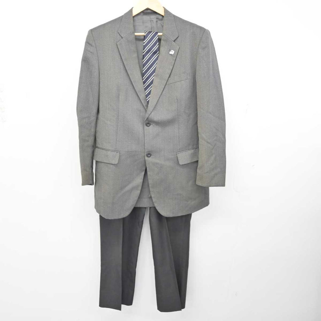 【中古】神奈川県 三浦学苑高等学校 男子制服 4点 (ブレザー・ズボン・ズボン) sf073204