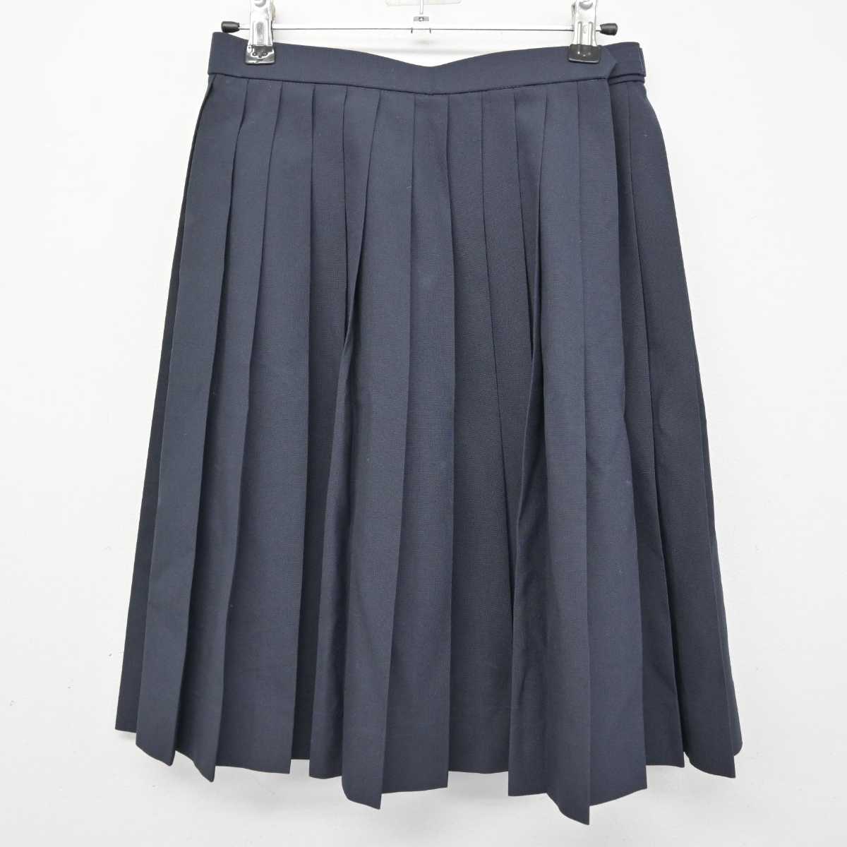 【中古】岐阜県 大垣市立西部中学校 女子制服 2点 (シャツ・スカート) sf073206