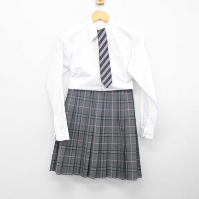 【中古】東京都 福生高等学校 女子制服 3点 (シャツ・スカート) sf073243