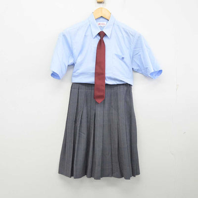 【中古】東京都 江戸川女子高等学校/旧制服 女子制服 4点 (ニットベスト・シャツ・スカート) sf073248