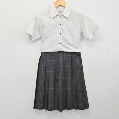 【中古】千葉県 昭和学園高等学校 女子制服 2点 (シャツ・スカート) sf073256