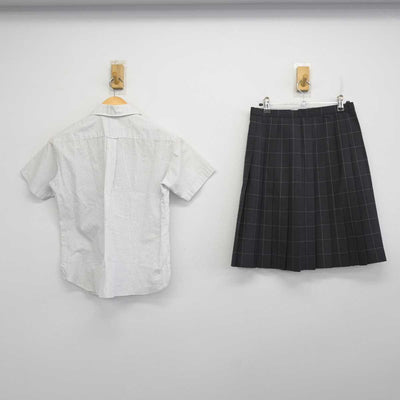 【中古】千葉県 昭和学園高等学校 女子制服 2点 (シャツ・スカート) sf073256