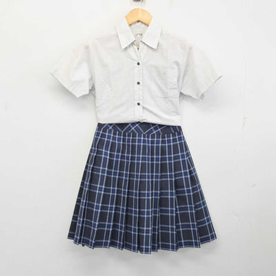 【中古】千葉県 昭和学園高等学校 女子制服 2点 (シャツ・スカート) sf073257