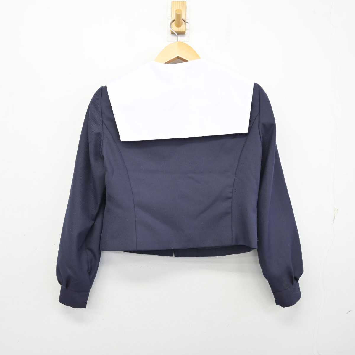 【中古】岐阜県 加納高等学校 女子制服 3点 (セーラー服・スカート) sf073258