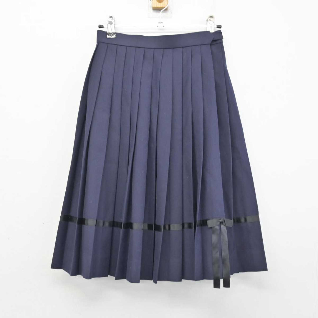 中古】岐阜県 加納高等学校 女子制服 3点 (セーラー服・スカート