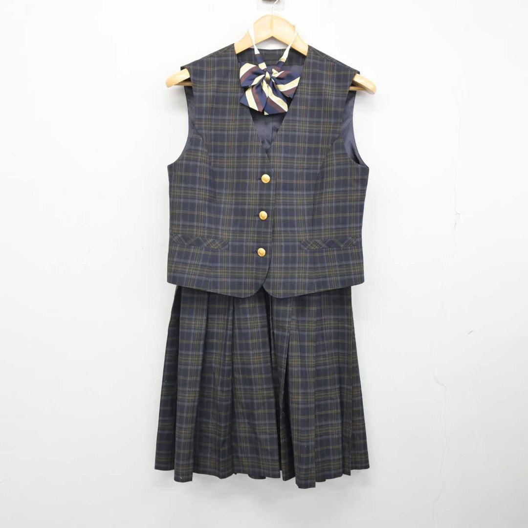 【中古】北海道 札幌琴似工業高等学校 女子制服 5点 (ブレザー・ベスト・スカート) sf073263 | 中古制服通販パレイド