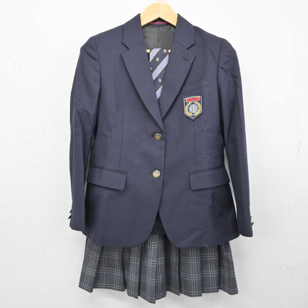 【中古】茨城県 水戸平成学園高等学校 女子制服 4点 (ブレザー・スカート) sf073270