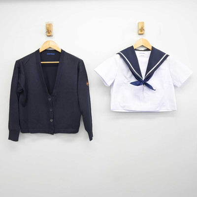 【中古】愛知県 金城学院中学校 女子制服 3点 (ニット・セーラー服) sf073273