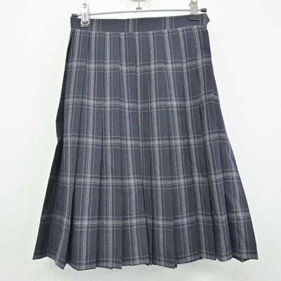 【中古】東京都 大妻中野高等学校 女子制服 2点 (ニットベスト・スカート) sf073288